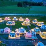 Panoramic Skylight Oversized Tent Recreational Outdoor Layout Residential Hostel