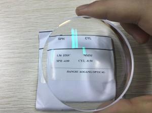 Quality Index 1.56 Single Vision Prescription Eyeglass Lenses With Radiation Protection wholesale