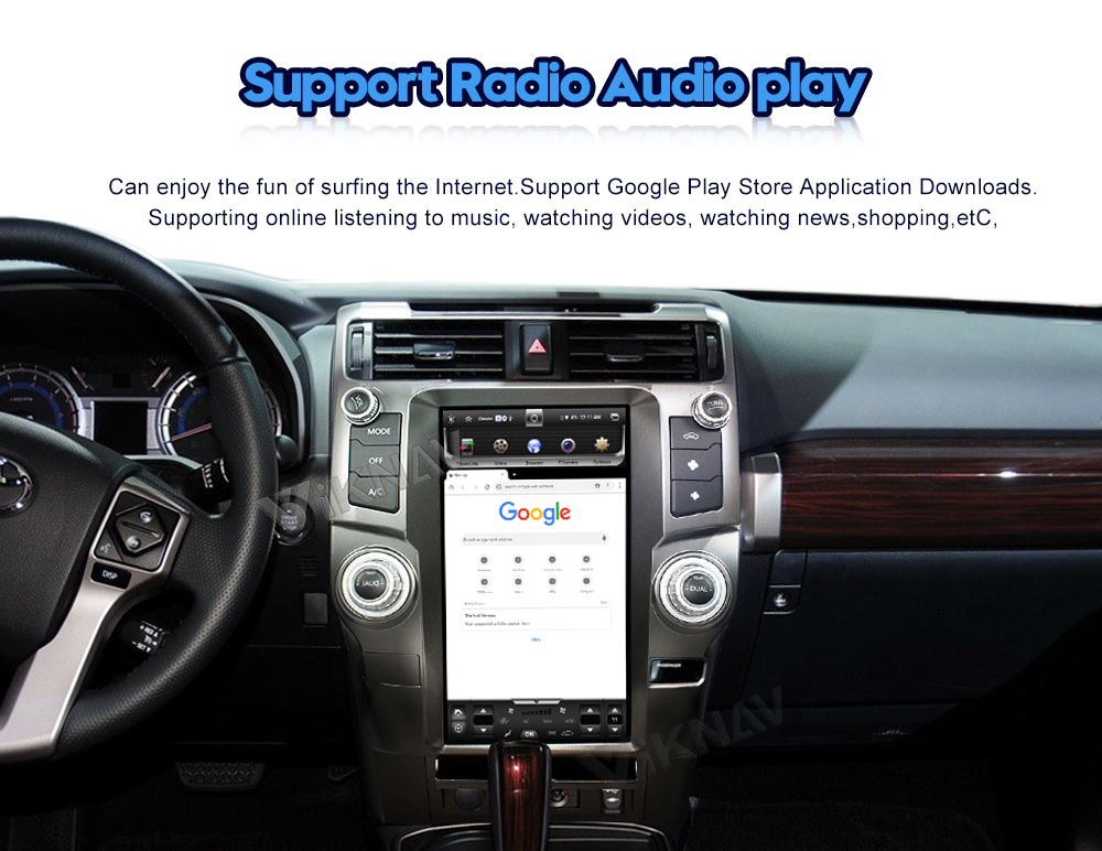 Viknav Car Radio For Toyota 4 Runner (2009-2019) 13.6 inch Multimedia Player GPS Navigation Auto Stereo