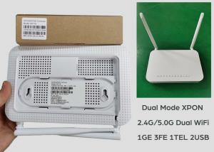 Quality OEM Dual Frequency 2.4g 5.0g FTTO WiFi XPON ONT MT7592N 2.4GHz MT7612EN 5GHz wholesale
