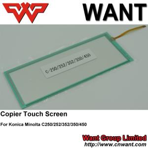 Quality Konica Minolta Copier Parts Copier touch panel Touch Screen C250 252 352 C250 C252 C352 BH420/500 Copier Parts wholesale