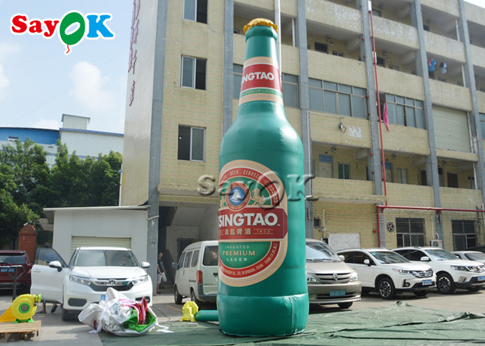 Custom PVC Advertising Inflatable Beer Wine Bottle Model