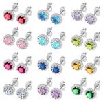 Jewelry Simple Designs Stainless Steel 14K 18K Small Gold Silver Stud Earrings