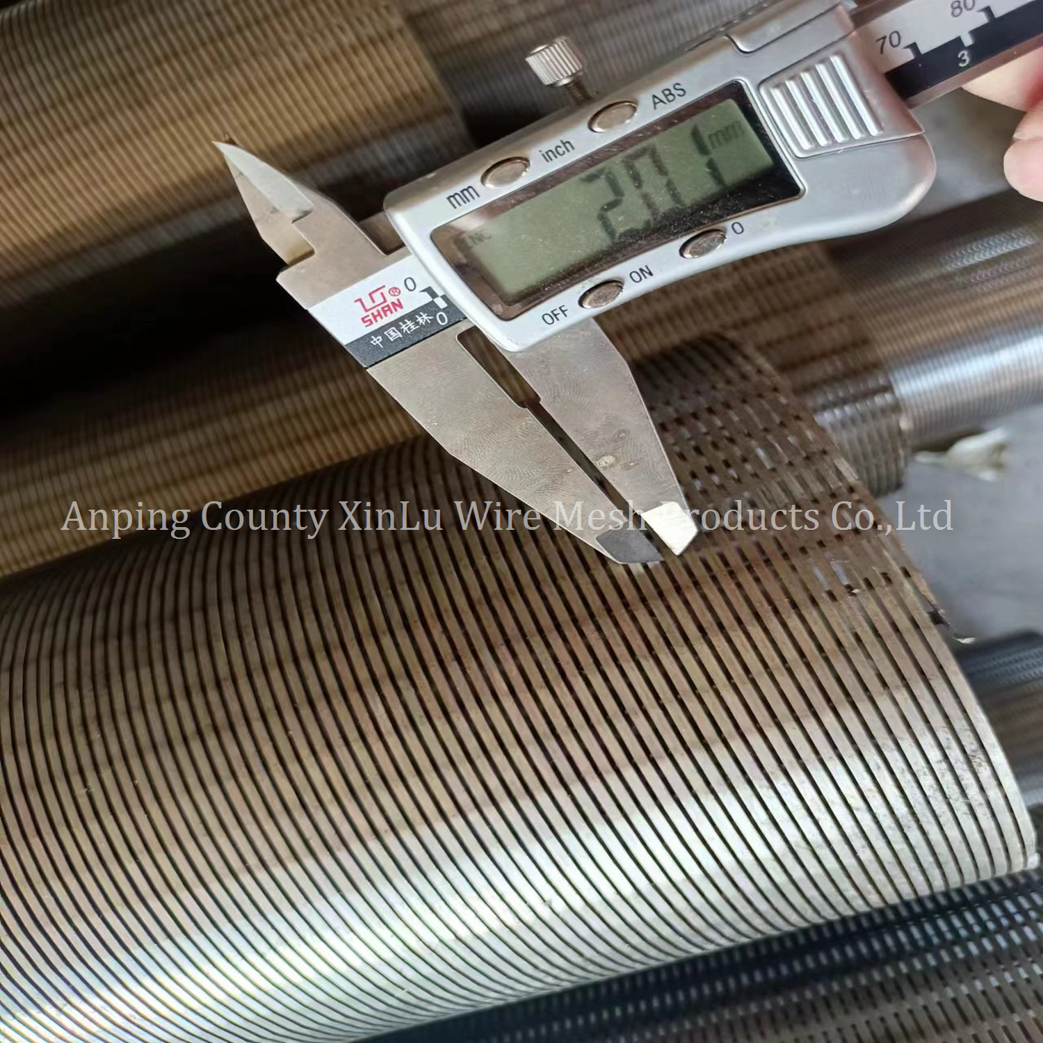 Johnson Wedge Wire Screen Pipe Anti Rust Continuous Slotted Steel Tube