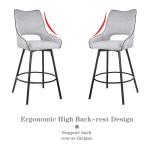 Modern Metal Nordic Velvet Dining Chairs Restaurant Furniture