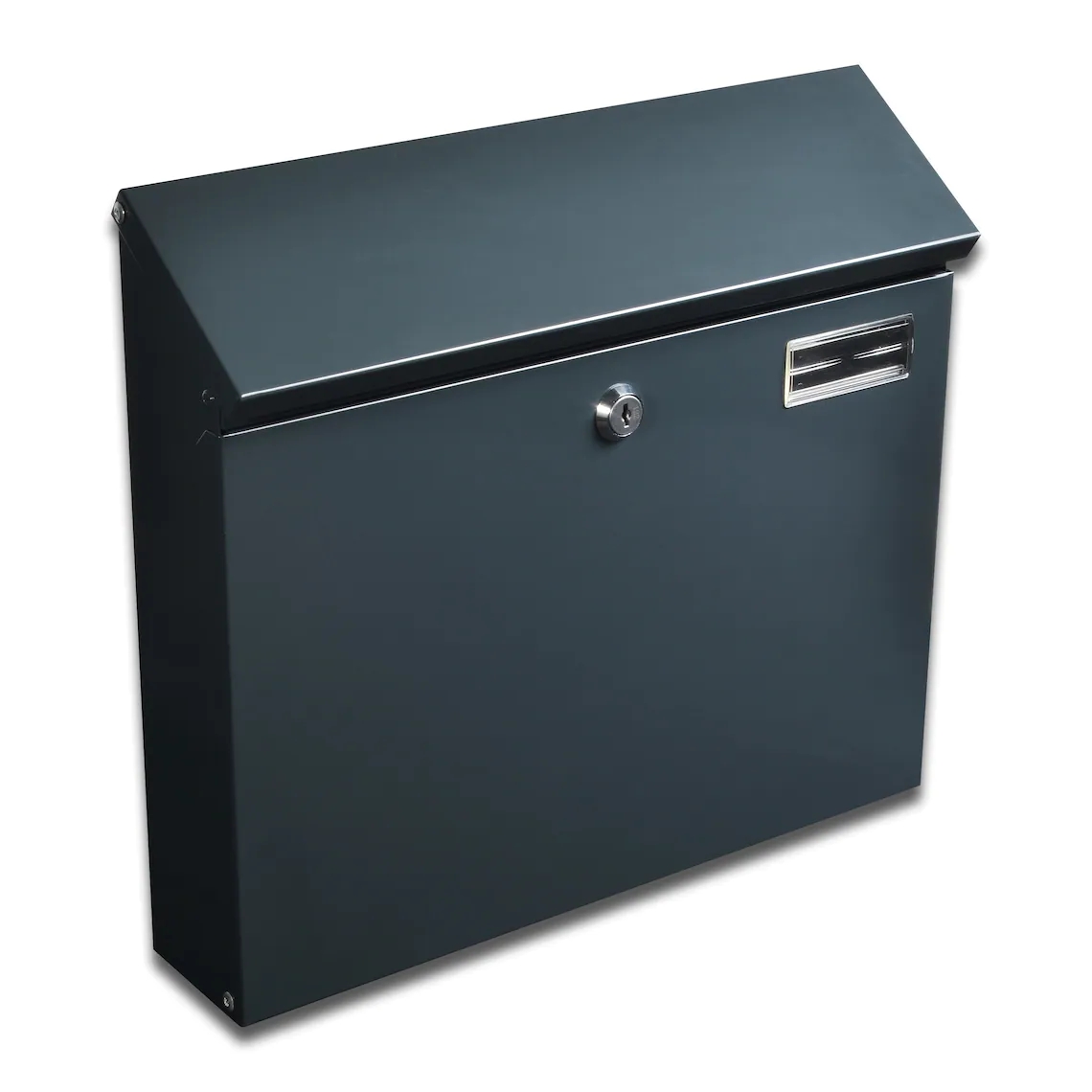Wall Mounted Post Mail Box Print Custom Logo Contemporary Stylish Letter Box With Lock
