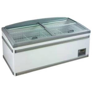 Quality Restaurants Sliding Door Horizontal Island Display Freezer wholesale