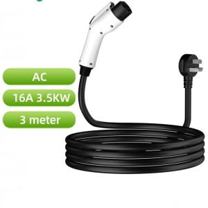 Quality e-mingze wholesale price 16A EV charger 3/5/10/15 meter cable 3.5KW EV car charger Upnp home charger ev wholesale