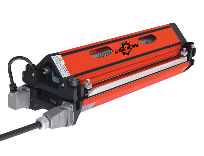 Green PVC PU Conveyor Belt Jointing Machine  with  Air Fan Cooling 0