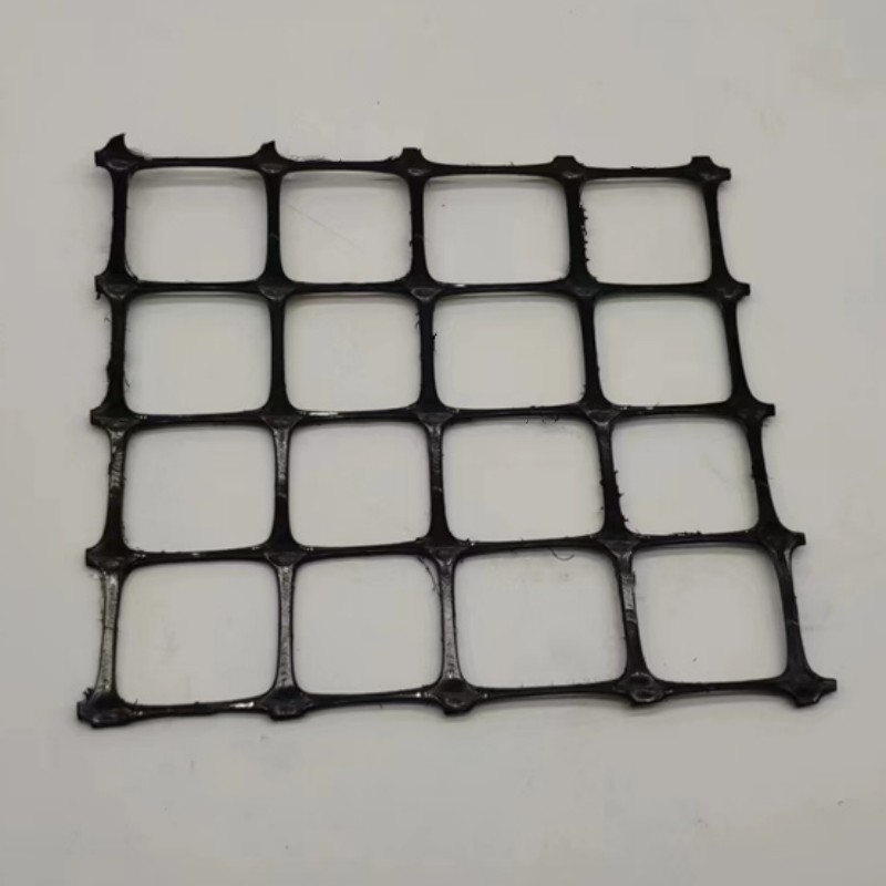 Black Steel Plastic Weled Geogrid Reinforcement for Modern Road Construction