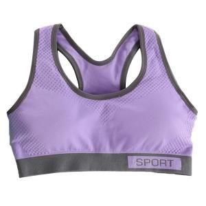 Quality Solid Women High Impact Sports Bra Antishock Quick drying Short wholesale