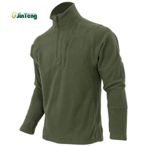 Quality Polyester Soft Shell Mens Tactical Fleece Jacket Windproof Waterproof wholesale