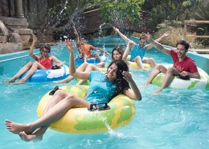 Fiberglass Material Family Lazy River Water Park with 1 Year Warranty