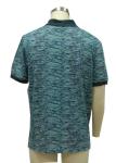 Fitted Mens Patterned Polo Shirts , Classic Polo Solid Color T Shirts 100%