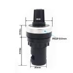Bonens High Precision Potentiometer LA42DWQ-22 IP65 22mm Rotary Potentiometer 1k