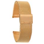 PVD 24mm Metal Watch Band , ROHS Stainless Steel Watch Bracelet
