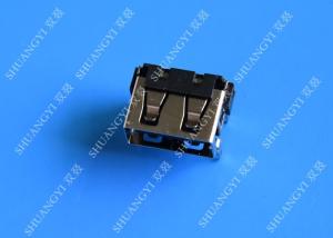 Quality USB 2.0 A Type Female Micro USB Connector Short Body 90 Degree 4 Pin wholesale