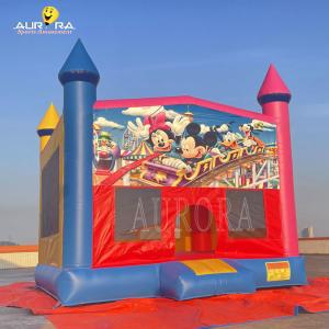 Quality Outdoor Commercial Inflatable Bouncer PVC Colorful Adult Kids Jumping Castle wholesale