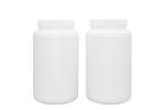 Leak Proof Syrup Pump Dispenser Narrow Head With 3000ml White Round PE Container