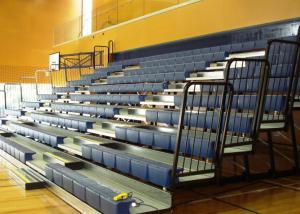Quality Indoor Athletic Venues Retractable Bench Seating Various Retractable Chair System wholesale