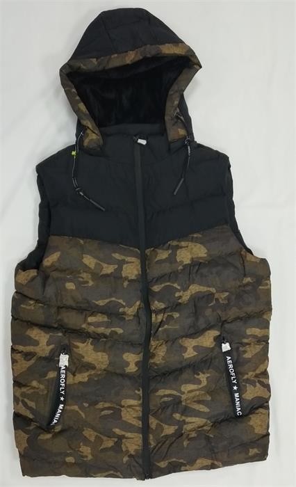 Lightweight Camo Mens Puffer Vest Big And Tall Navy Blue Spring Autumn Winter