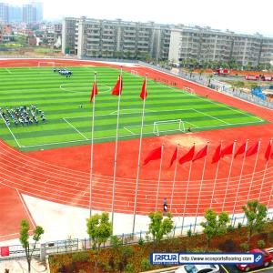 Quality 13mm Synthetic Sports Surfaces BWF FIBA Synthetic Jogging Track wholesale