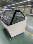 CE Stainless Steel Ice Cream Showcase Freezer Air Cooling