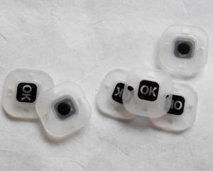 China Single Key Silicone Rubber Keypad Manuacturing | 110117-2 on sale