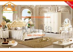 Quality American style cheap Modular oriental wooden leather bedroom furniture at low price wholesale