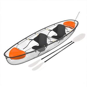 Quality See Through Driftsun Transparent Kayak , Flat Bottom Canoe With Stabilizers wholesale