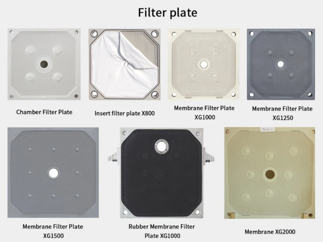 Diaphragm Press Filter Plate Chemical Sewage Coal Washing Filter 800mm Filter Press Parts