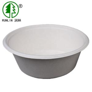 Quality Eco Friendly Hot Food Disposable Bowls Sugarcane Bagasse Paper Bowl 350ml 500ml wholesale