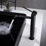 SUS304 Stainless Steel Single Handle Basin Mixer Chrome Matte Black Basin Taps