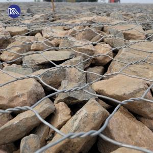 Quality 20-30 Years Lifespan Durable 80mm X 100mm Galvanized Gabion Wire Mesh Basket for Dam Protection wholesale
