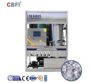 Quality CBFI Ice Tube Machine Stainless Steel Evaporator Touch Screen Controller wholesale
