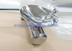 Quality Ambient Water Wall Hung Drinking Fountain Push / Press Bubbler Faucet Great Strength wholesale