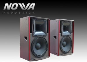 Quality 450 W Full Range Speakers 8ohm 127dB For Stage Events , Textured Black Paint wholesale