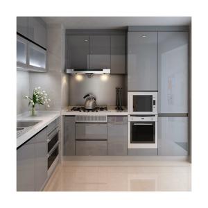 Quality Home Modern Flat Pack Smart Kitchen Pantry Modular Kitchen Furniture Cabinets for Villa wholesale