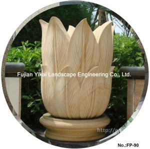 Quality Garden Stone Flower Pot, Stone Carved Planter, Marble Granite Flower Pot (YKFP-24) wholesale