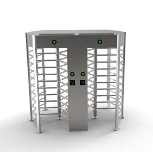 Quality Polished 304 Stainless Steel Full Height Turnstiles AC 220V 50Hz wholesale