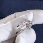 Car Tier High Quality 18K White Gold Ring Jewelry Natural Diamond Engagement