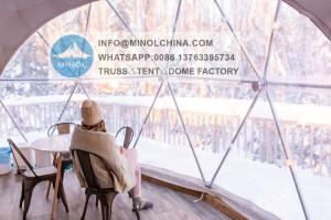 Quality China Made Steel Frame Geodesic Dome House Tents For Sale wholesale