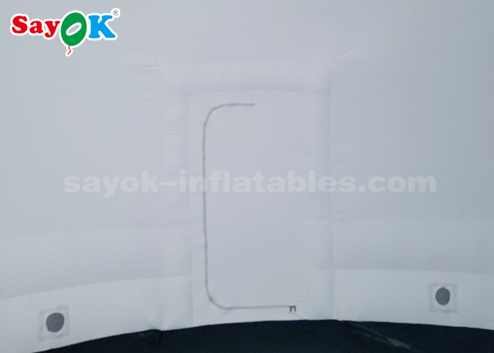 Black 5m Diameter Inflatable Planetarium Dome Tent For Science Dispaly