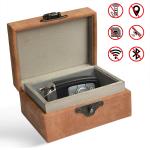PU Leather Faraday Cage Key Holder Keyless Entry Fob RFID Signal Blocking