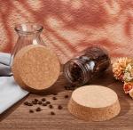 Customized Natural Tapered Cork Lids Stoppers for Glass Bottle or Jars
