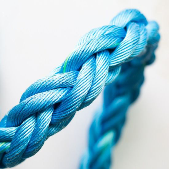 Other Applications 45mm 8 Strand PP Polymer UHMWPE Marine Mooring Rope CCS Certified