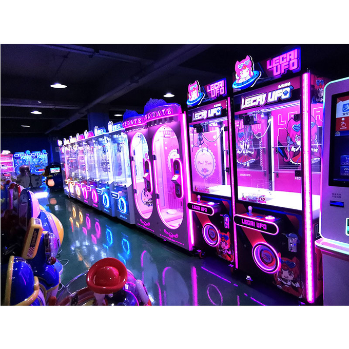 Customized Claw Crane Machine Arcade For Kids Metal Cabinet Catching Toy UFO