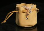 Daily Jewelry Packaging Microfiber Suede Drawstring Gift Bag