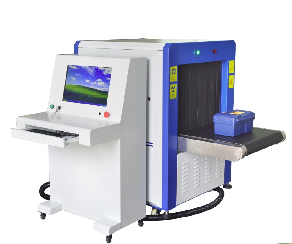 Building light alarms X Ray Baggage Scanner , CE ISO x ray security scanner