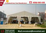 Professional Custom Event Tents Water Resistant fabric With Double Swing Glass